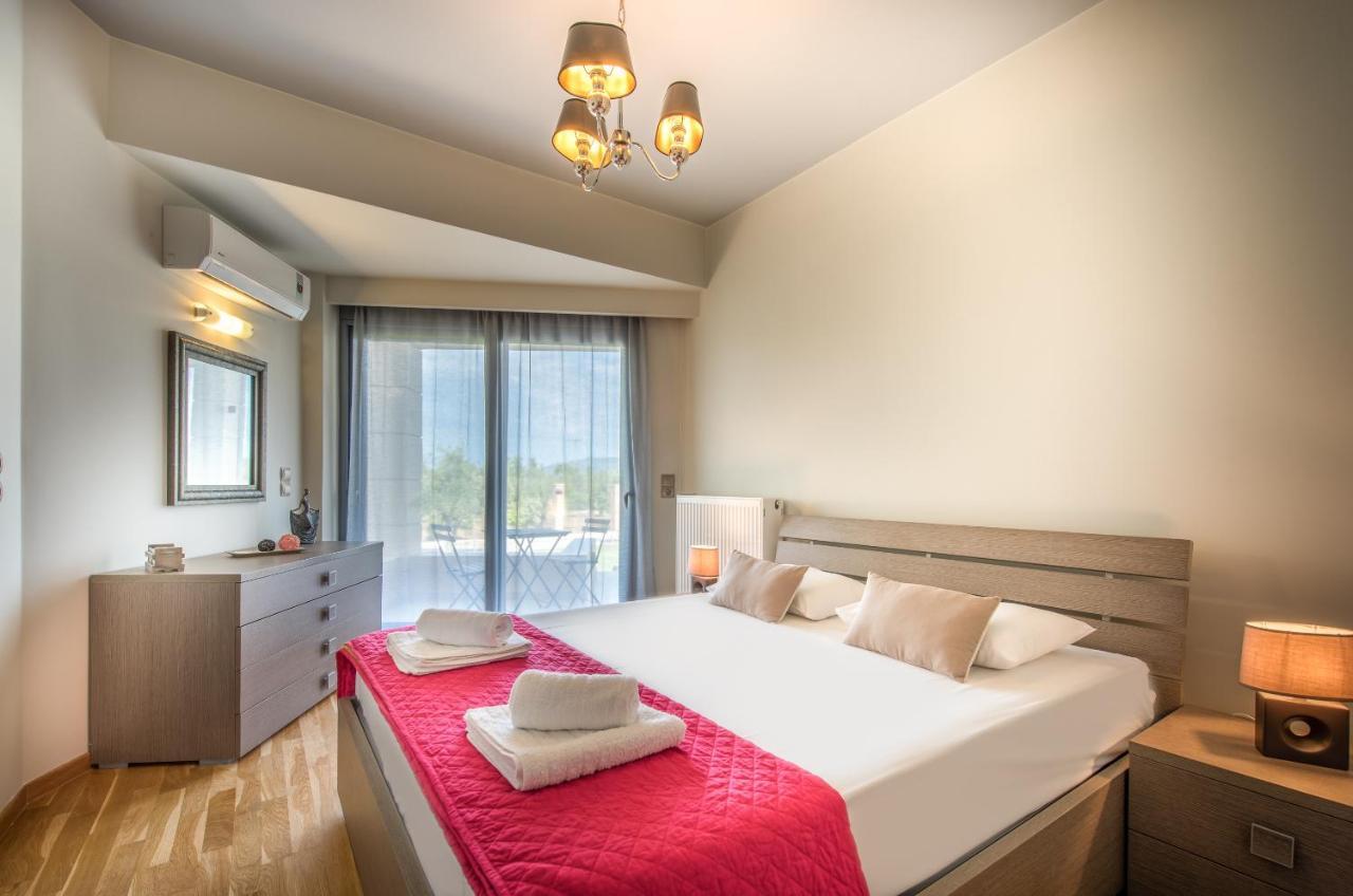 Astarte Villas - Istar Villa With Tennis Court Makhairádhon Buitenkant foto