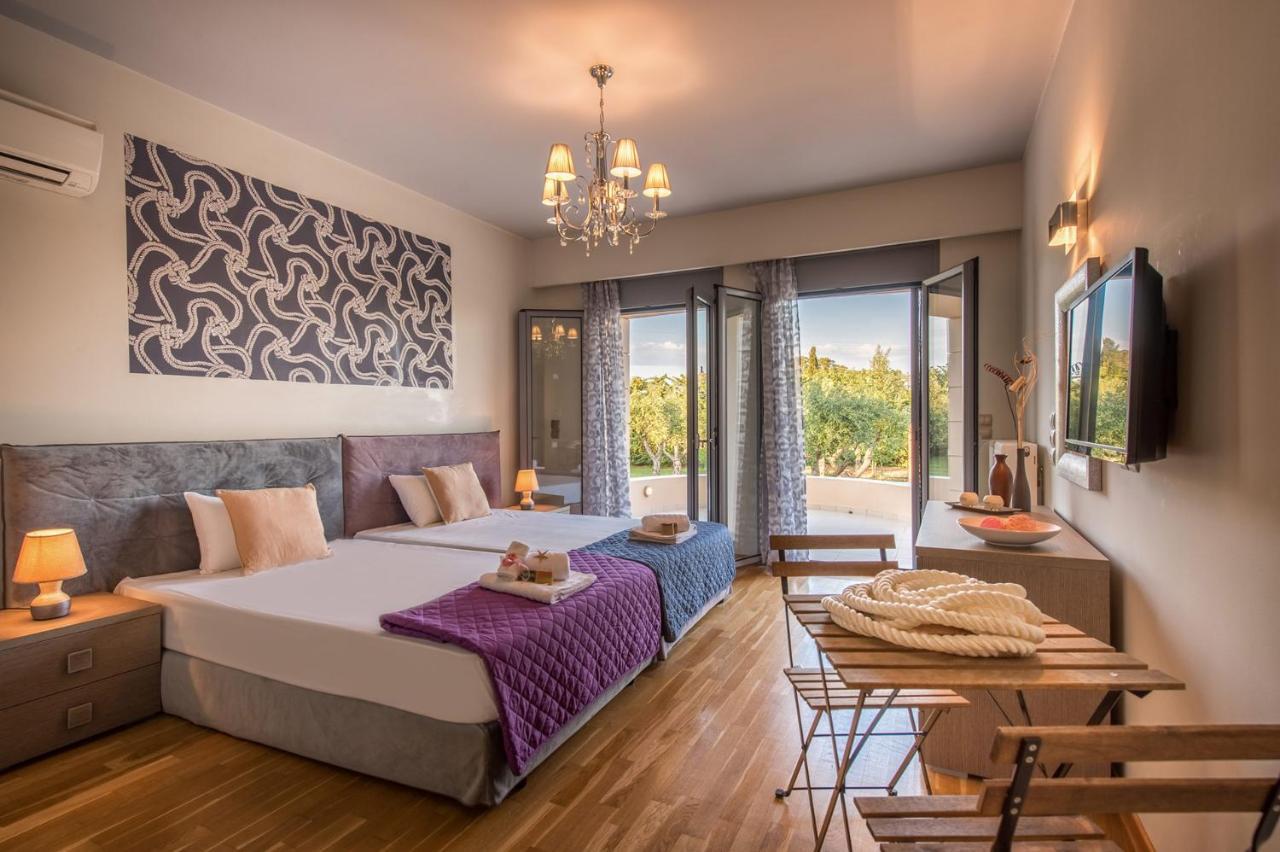 Astarte Villas - Istar Villa With Tennis Court Makhairádhon Buitenkant foto